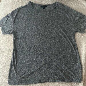 Topshop Grey Short Sleeve Tee Size 8